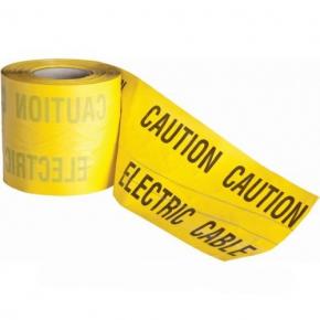 Tracer wire detectable underground warning tape